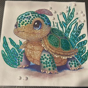 Süße Schildkröte fertige Diamant Malerei