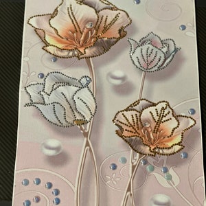 Spezielle Diamantblumen fertige Diamantmalerei