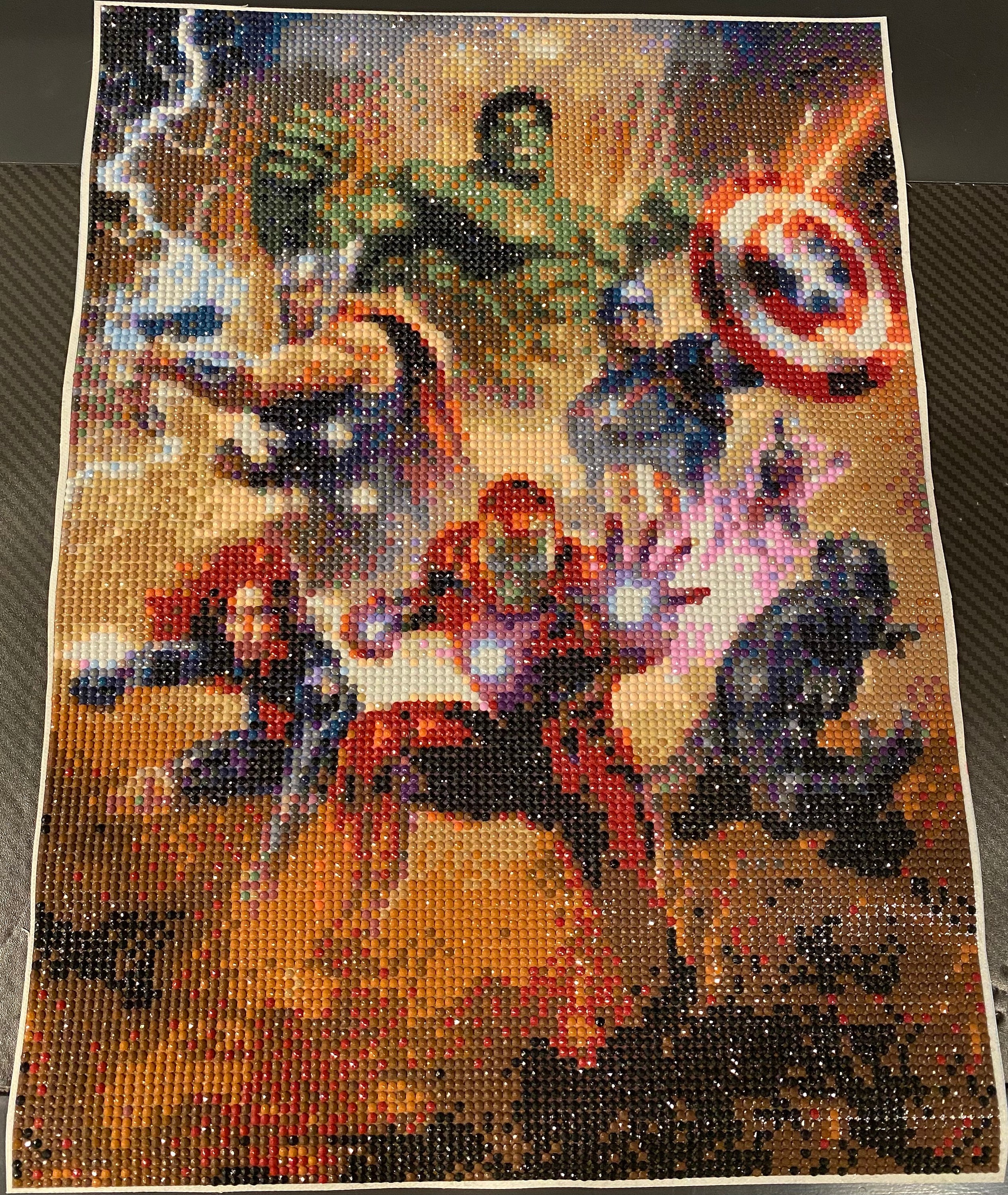 Disney Diamond Painting Marvel's The Avengers All Diamond Embroidery Mosaic  Spider Man Iron Man Cross Stitch Art Wall Decoration XI-960 30x40cm