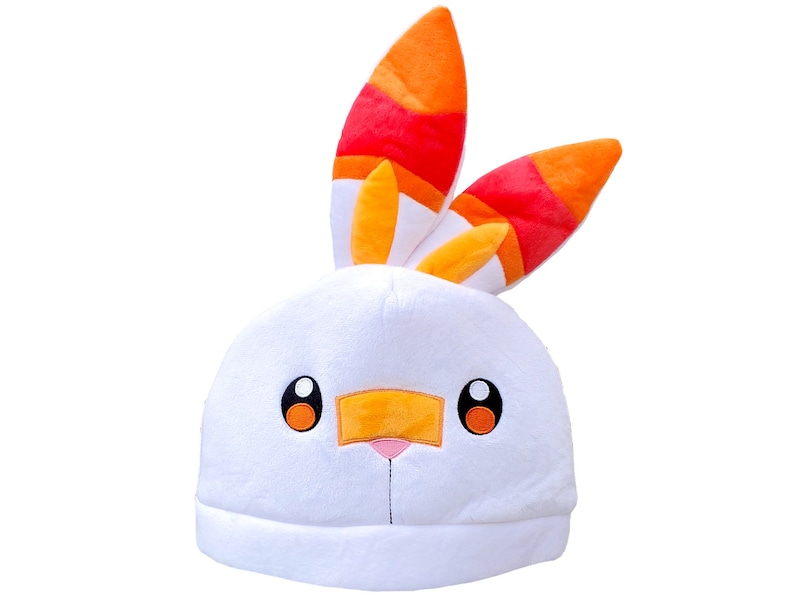Scorbunny Hat Pokemon Hat Pokemon Sword and Shield Hat Etsy