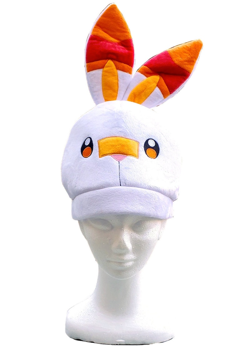 Scorbunny Hat Pokemon Hat Pokemon Sword and Shield Hat Etsy