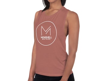 Camiseta sin mangas con músculos del método Momshell