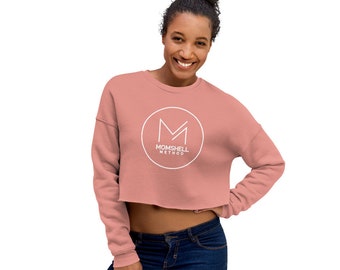 Sudadera corta Momshell Method, salmón