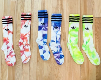 Tie dye adidas socks Clearance