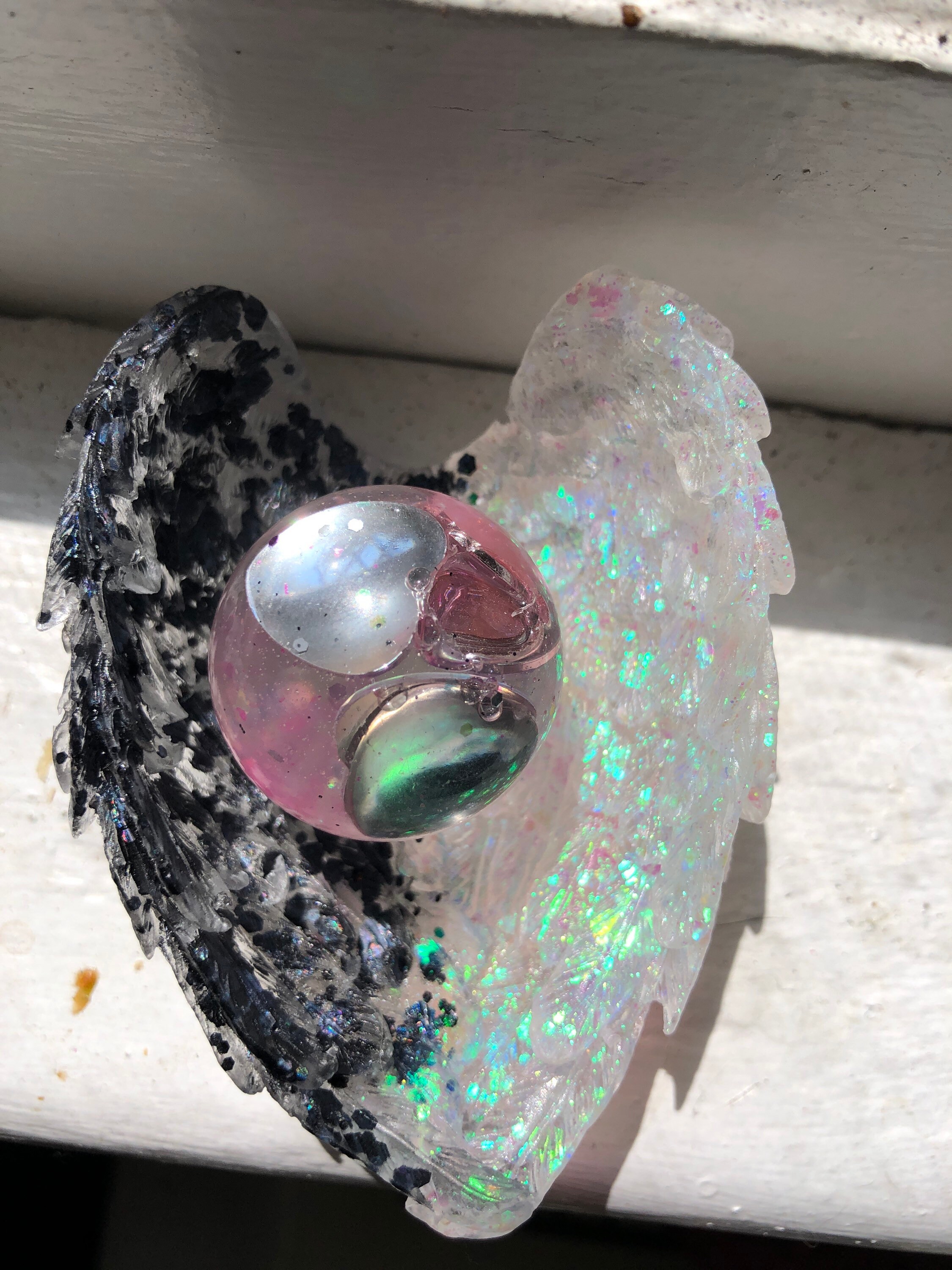 Pet ashes in resin Etsy