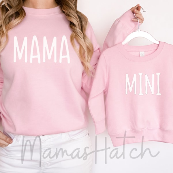 Matching Mama & Mini Pink Sweatshirt | Matching | Mummy and Me