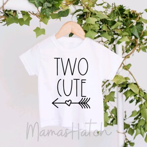 Two Cute | Birthday T-Shirt | Unisex Kids | 2nd Birthday T-shirt | 2 today |
