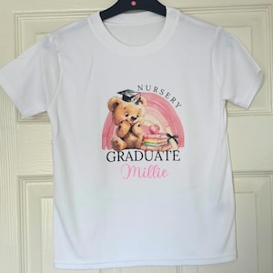 Nursery Graduate T-Shirt Personalised | Nursery T-Shirt | Back To School | First Day Of School | Nursery Leavers | Personalised Nursery