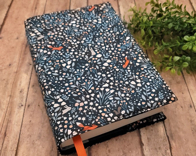 Adjustable Book Cover, Book Sleeve, Book Pouch, Padded Book Cover, Book