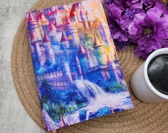 Adjustable Book Cover, Book Sleeve, Book Pouch, Book Accessories, Fabric Book Cover, Bible Cover, Bookmark -This Castle-