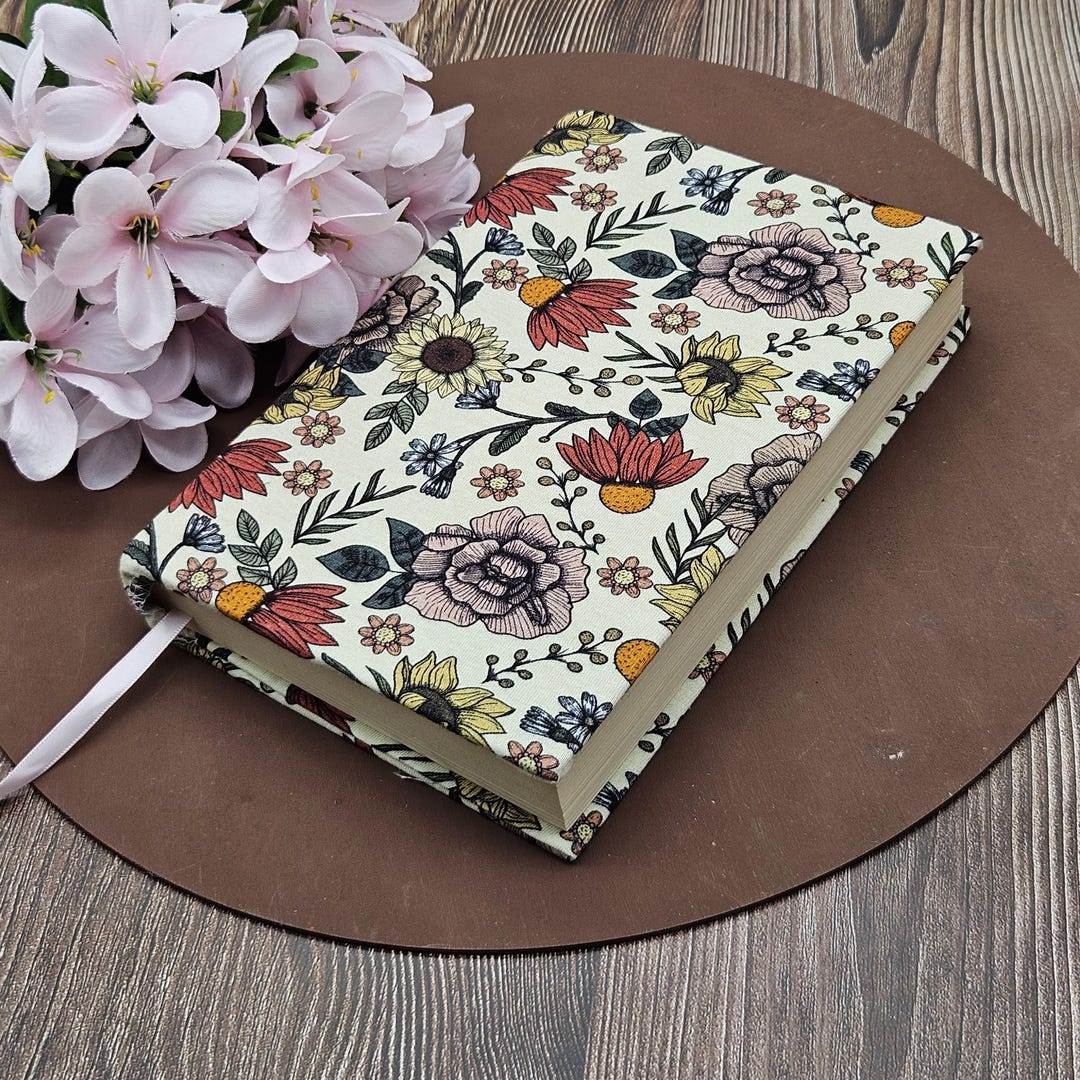STRETCH Book Covers, Book Sock, Book Sleeve, Fabric Book Cover, Bible ...
