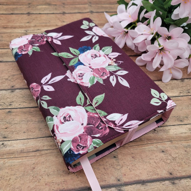 Wraparound Book Cover Adjustable Book Cover Book Sleeve Etsy