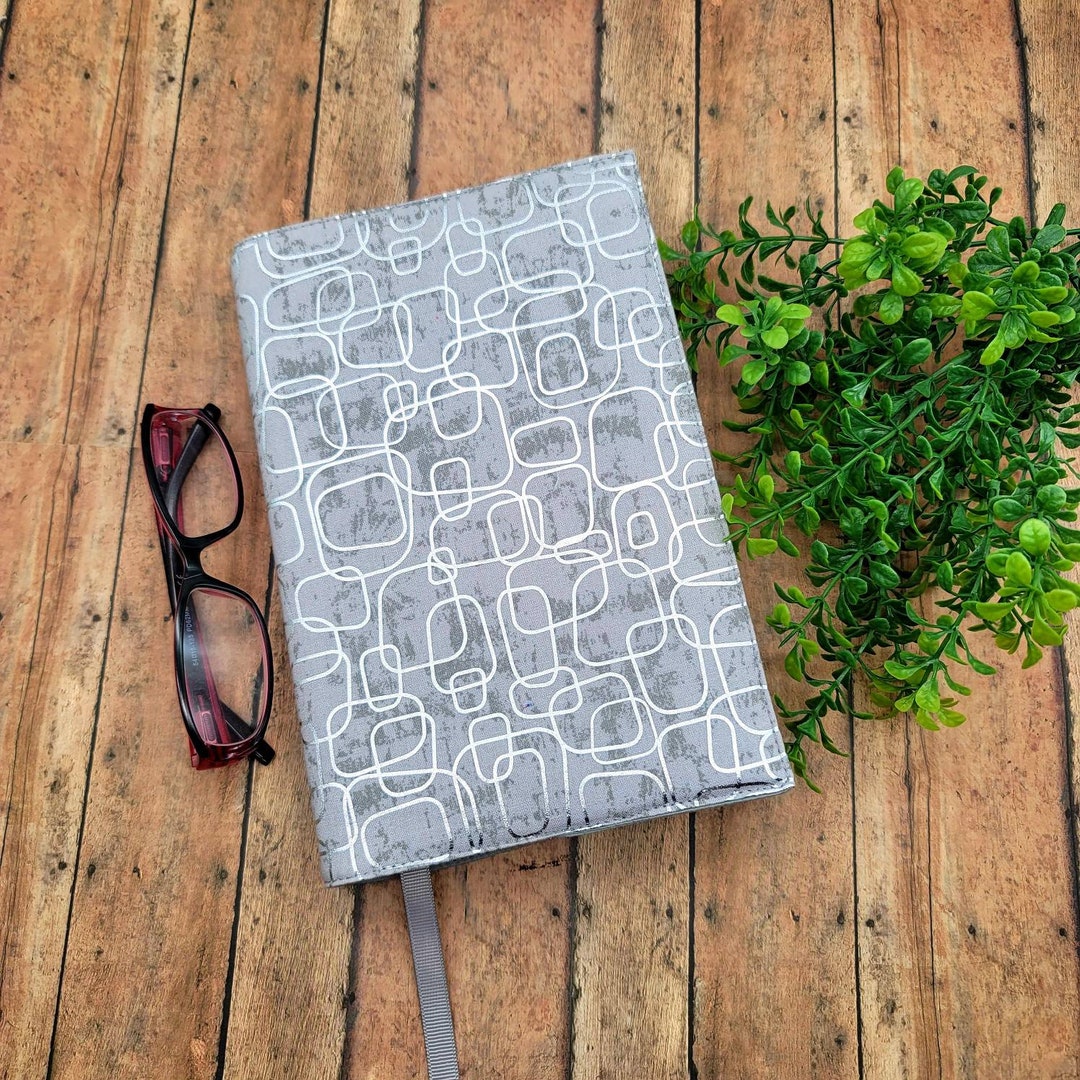 Adjustable Book Cover, Book Sleeve, Padded Book Cover, Bookish, Fabric