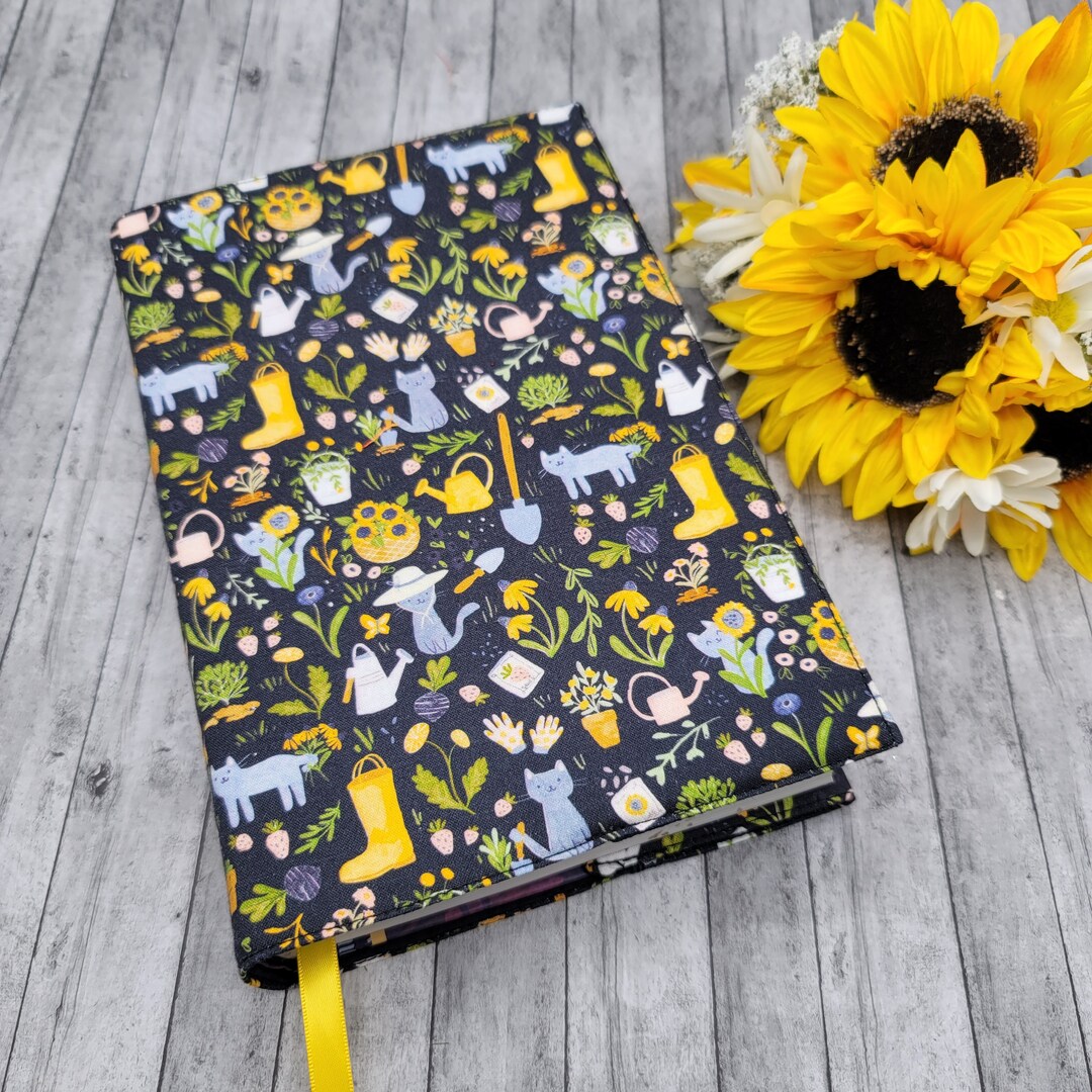 Adjustable Book Cover, Book Sleeve, Padded Book Cover, Book Lover