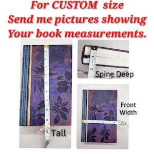 STRETCHABLE Book Covers, Book Protector, Book Sleeve, Bookmark, Fabric Book Cover, Bible Cover, Journal Cover, Planner Tie Dye Holographic image 8