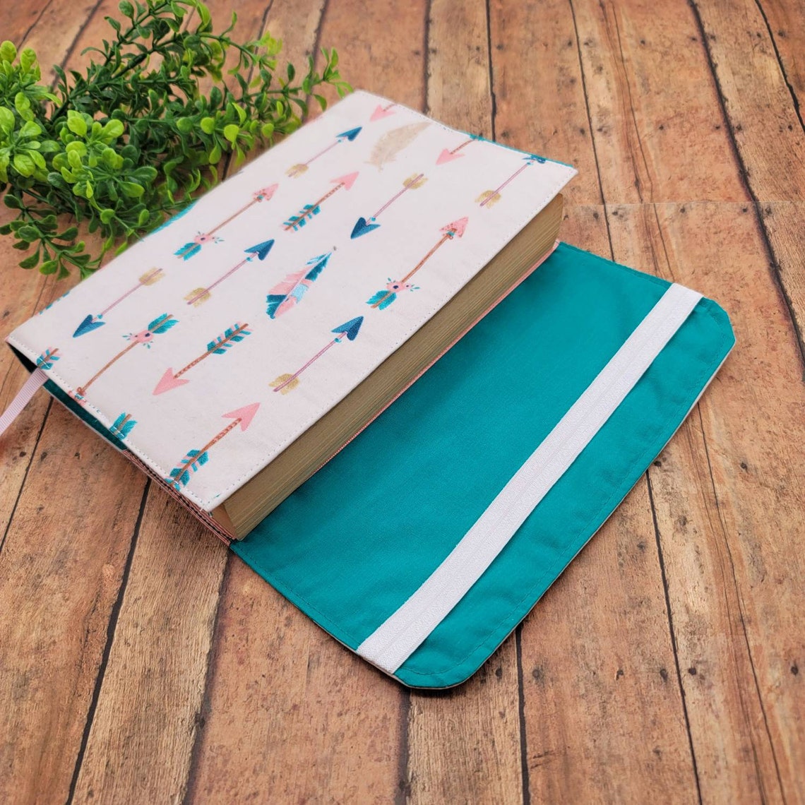 Wraparound Book Cover Book Sleeve Book Pouch Padded Book Etsy