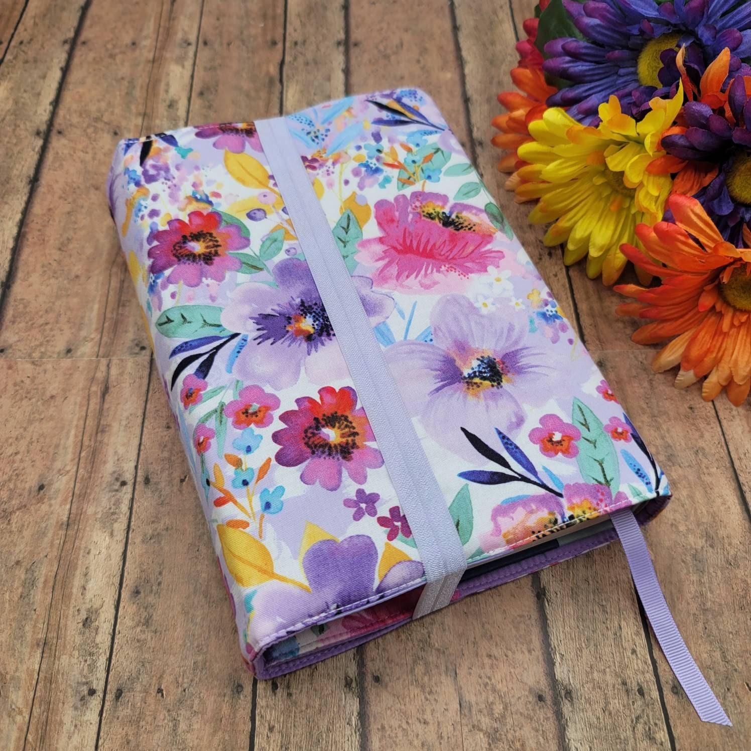Wraparound Book Cover Book Sleeve Book Pouch Padded Book Etsy