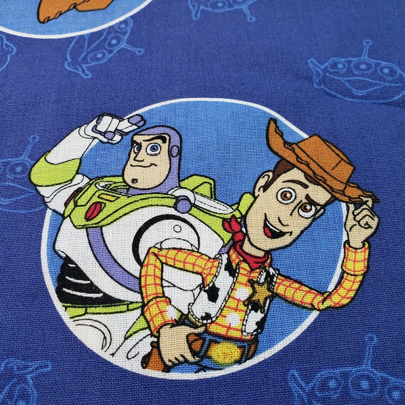 Toy Story fabric Woody Fabric Disney Fabrics Buzz Lightyear Etsy