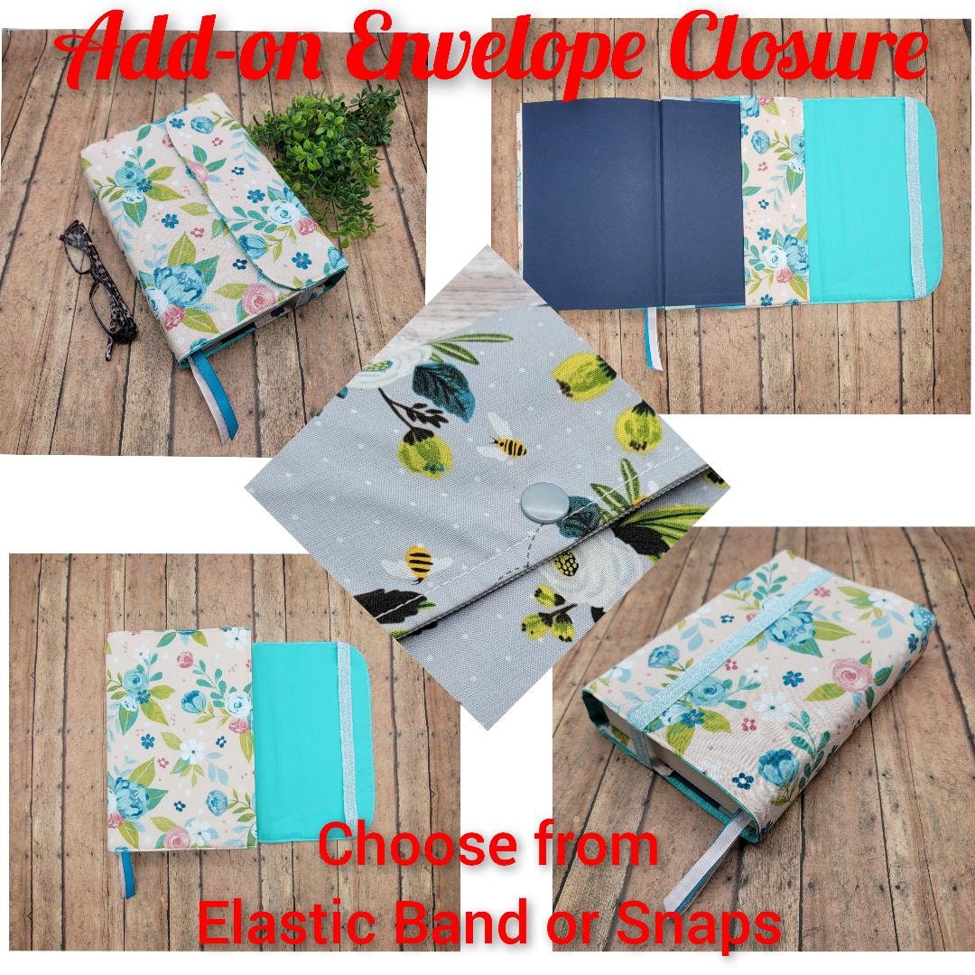 ADJUSTABLE Book Cover Book Sleeve Book Pouch Padded Book Etsy