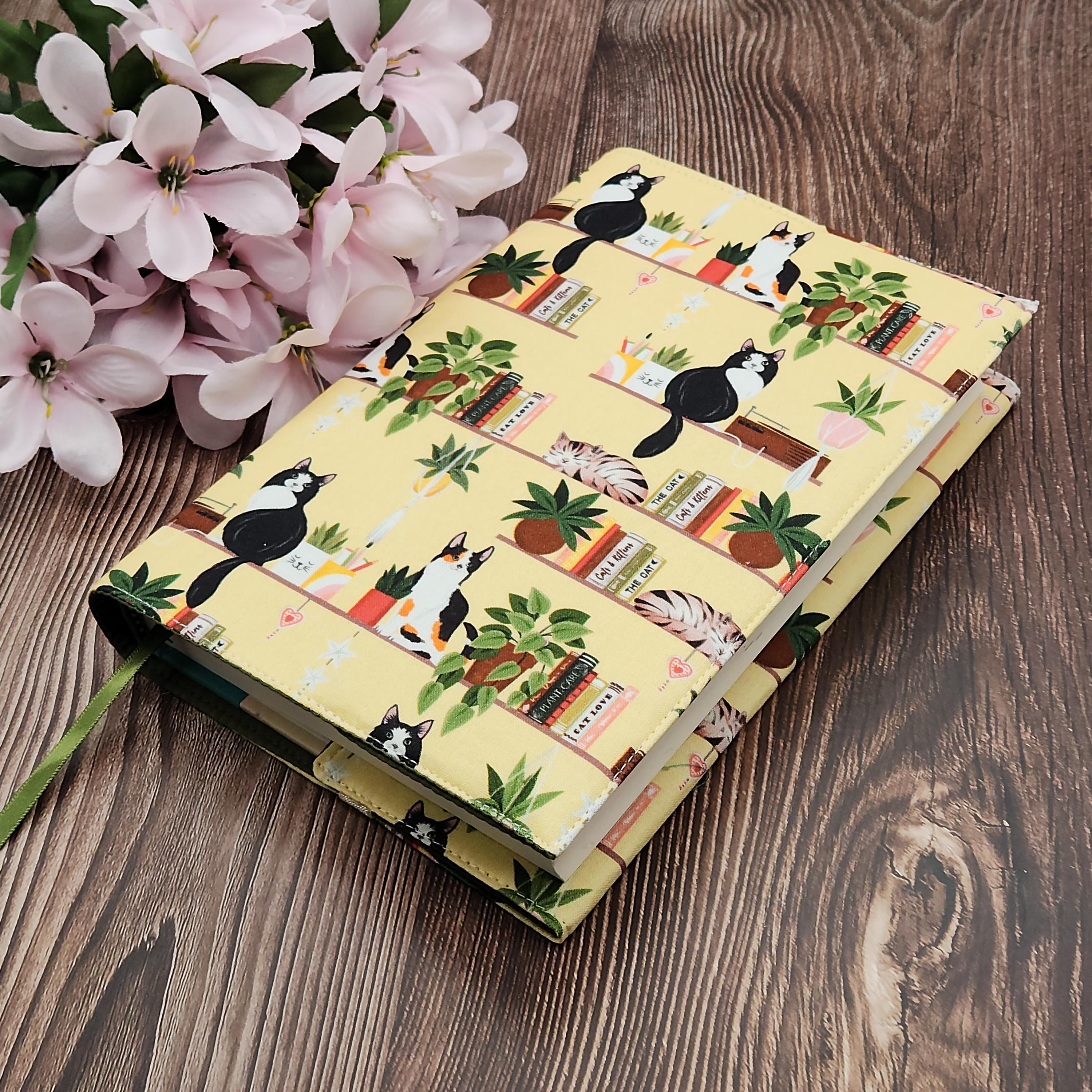 Adjustable Book Cover, Book Sleeve, Book Pouch, Padded Book Cover ...