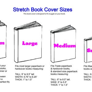 STRETCH Book Cover, Protector, Sleeve, Fabric, Bible Cover, Journal, Planner -Fall Solid Colors- image 8