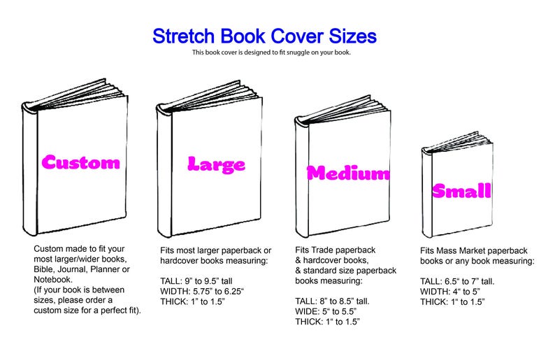 STRETCH Book Cover, Protector, Sleeve, Fabric, Bible Cover, Journal, Planner -Fall Solid Colors- image 8