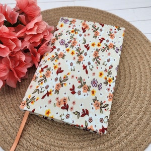 Copertine per libri elasticizzate, custodia per libri, copertina per libri in tessuto, copertina per Bibbia, copertina per diario, copertina per planner, copertina per libri - Ditsy Classic Floral -