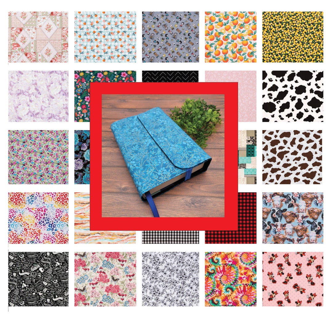 Wraparound Book Cover, Book Sleeve, Book Pouch, Padded Book Cover