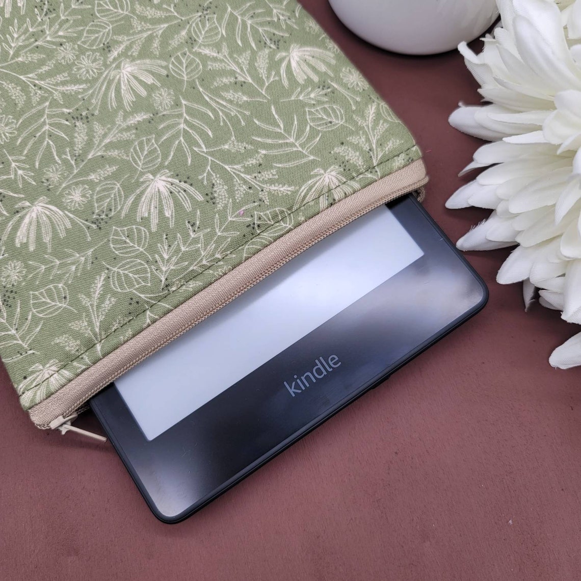 Kindle Paperwhite Sleeve Case Zippered Kindle Pouch Kindle Etsy