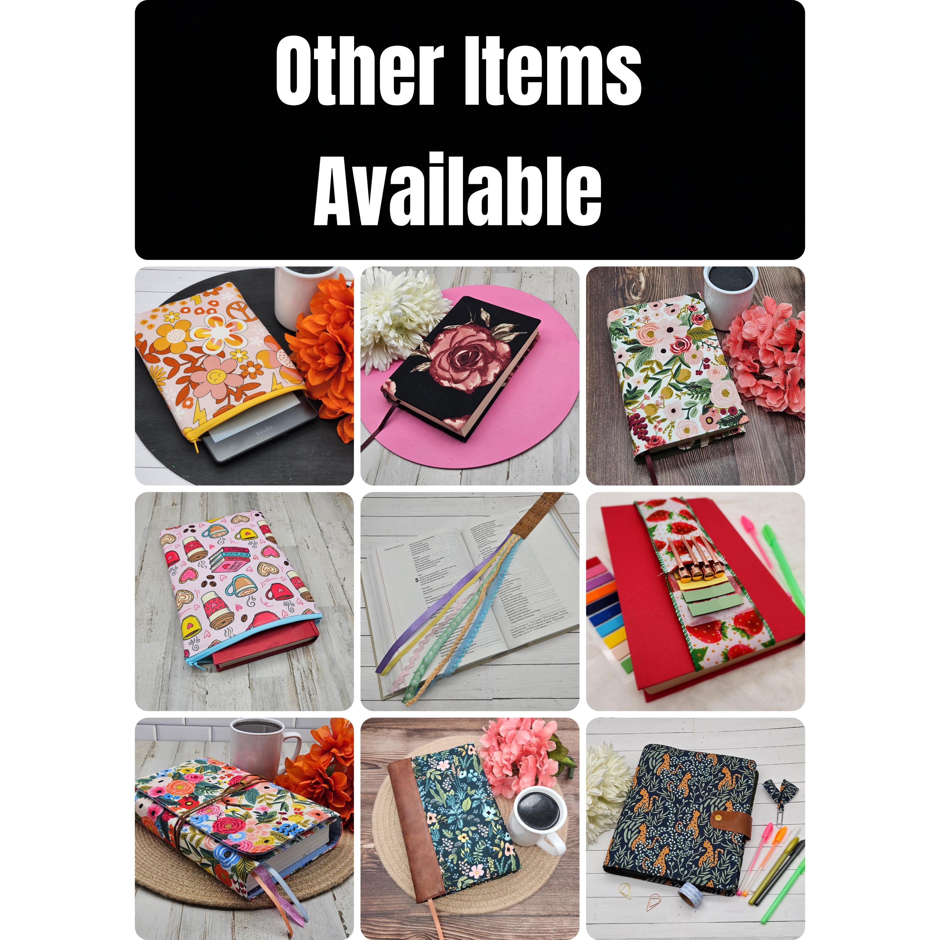 Adjustable Book Cover, Book Sleeve, Book Pouch, Padded Book Cover