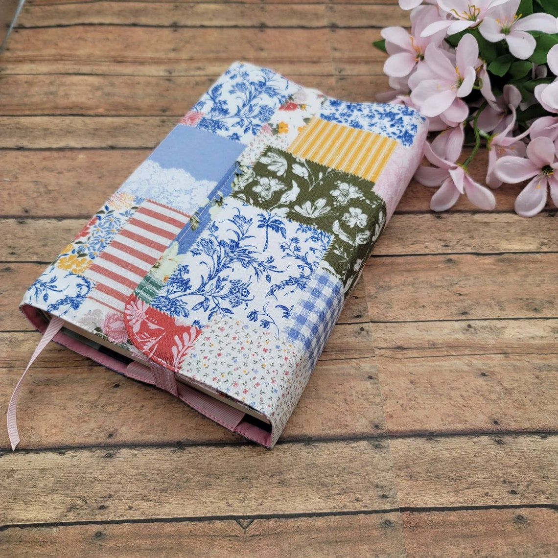 Wraparound Book Cover Book Sleeve Book Pouch Padded Book Etsy