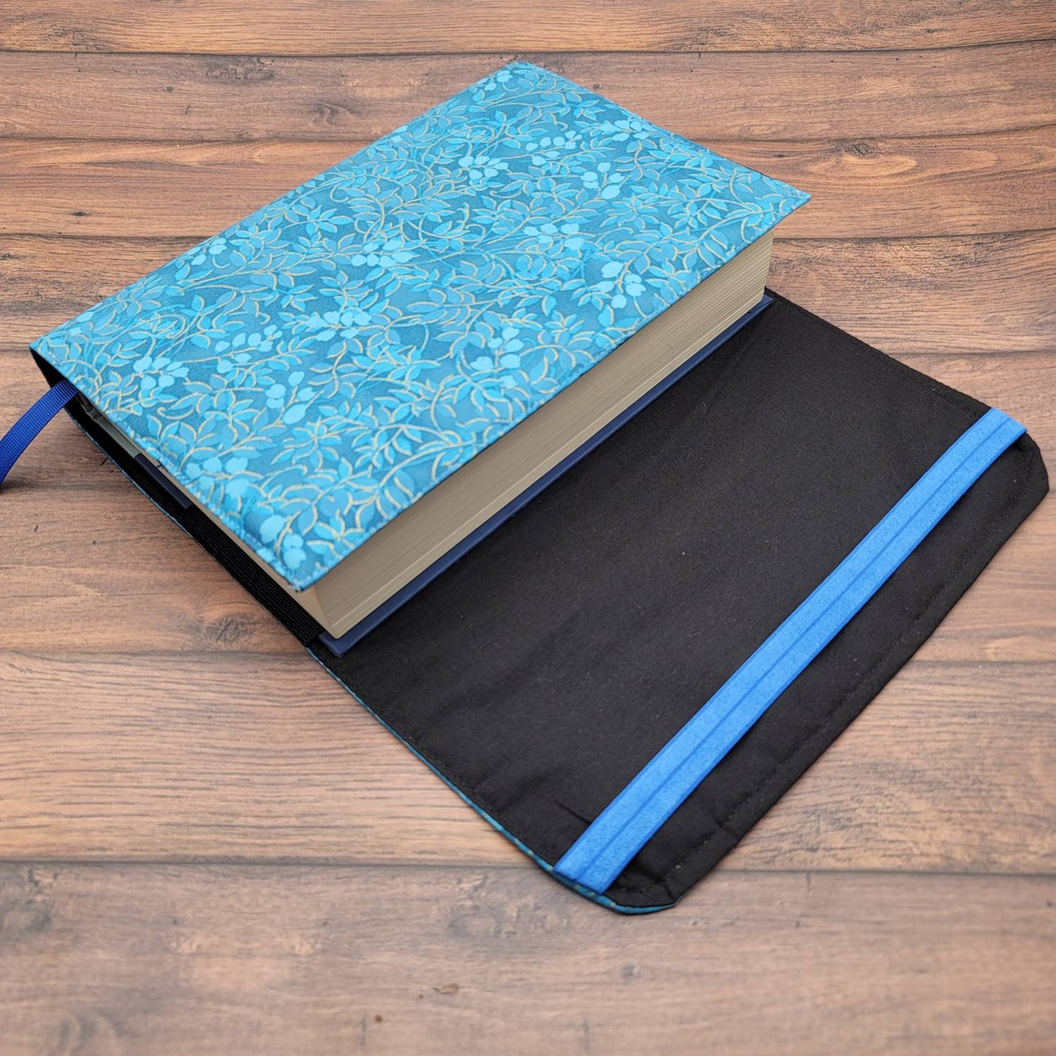 Wraparound Book Cover Book Sleeve Book Pouch Padded Book Etsy