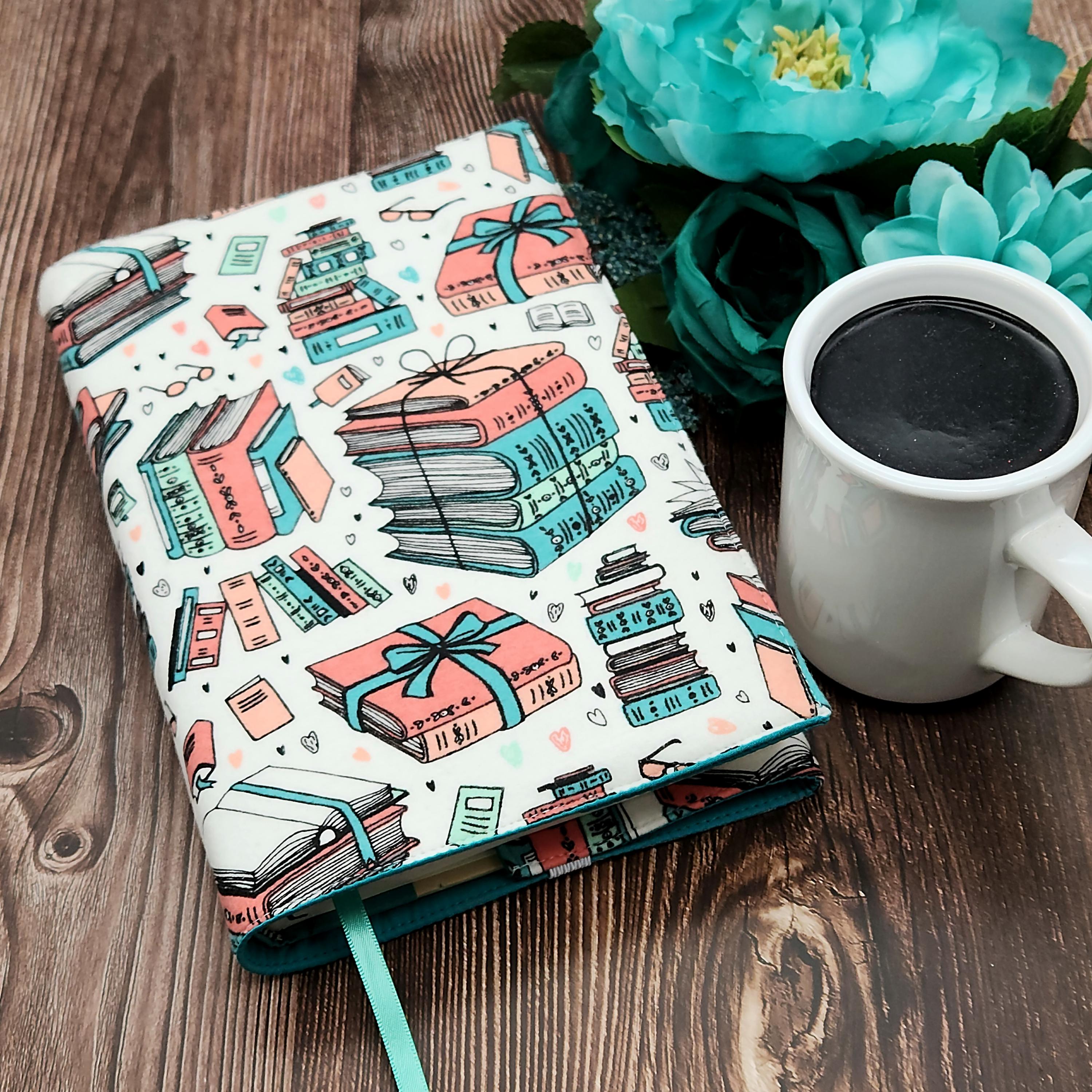 Adjustable Book Cover, Book Sleeve, Book Pouch, Padded Book Cover ...