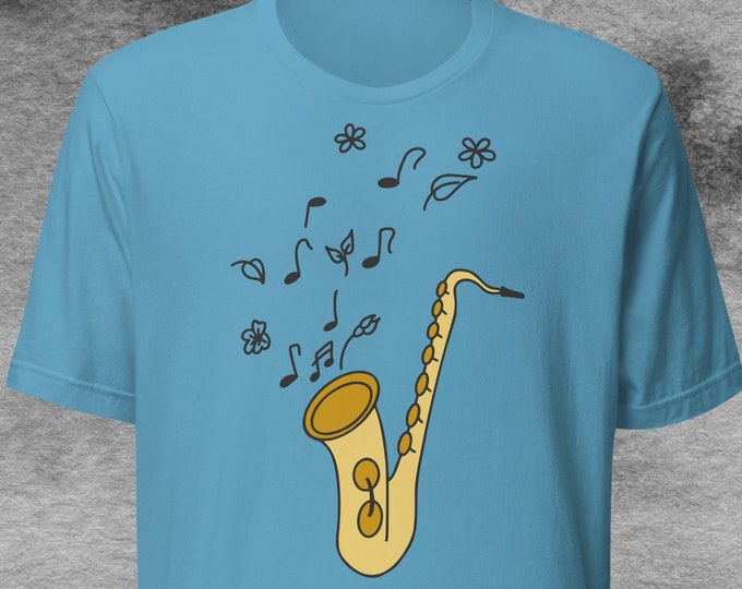 Saxophone Shirt - Musician Tee