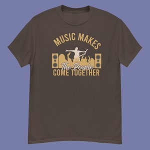 Musik macht Menschen zusammen Shirt, Musik Liebhaber Shirt, Musik Liebhaber Geschenk, Musiker Shirt, Musiker Geschenk, Musik Lehrer Shirt