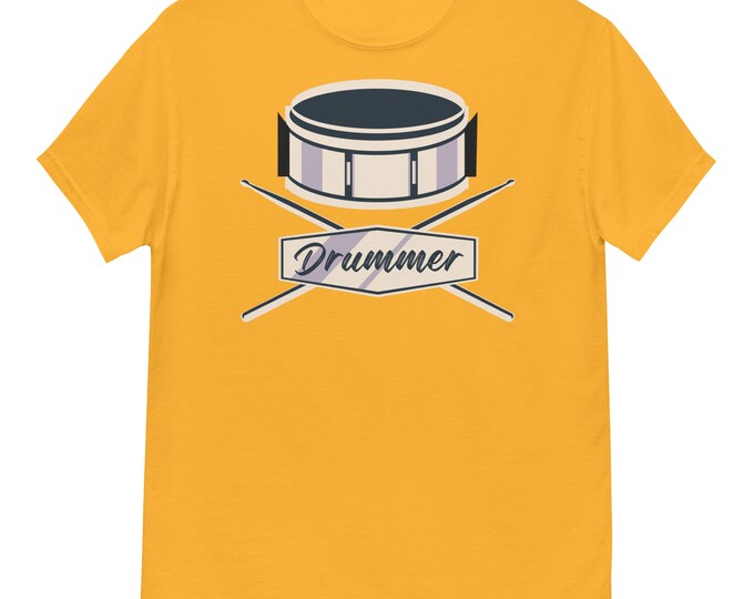 Drummer Snare Drum Graphic Shirt – Percussionist Music Tee for Marching Band, Drumline, or Gigging Drummers