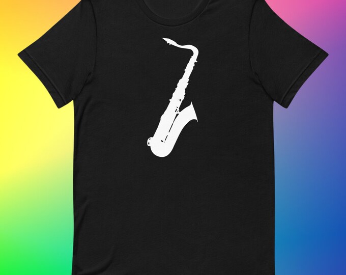 Saxophone T-Shirt for Musicians – Jazz Band Graphic Tee for Sax Players and Music Lovers