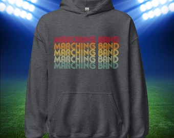 Marching Band Lingo Hoodie – Funny Music Terms Pullover for Musicians, Band Kids, and Color Guard Fans