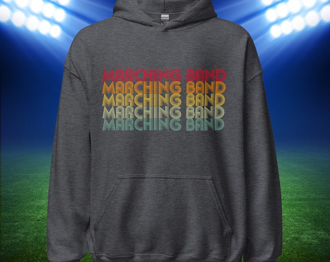 Marching Band Lingo Hoodie – Funny Music Terms Pullover for Musicians, Band Kids, and Color Guard Fans