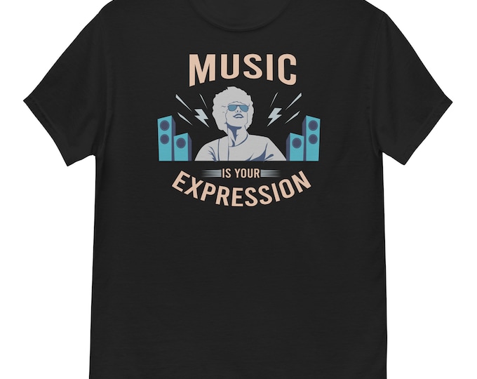 Music Lovers Expression Shirt - Musician Gift - Choir Member Apparel - Music Teacher Tee