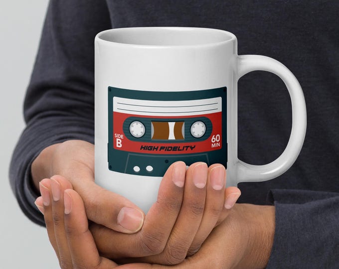 Retro Cassette Tape Mug – Vintage Mixtape Coffee Cup for Music Lovers and Audiophiles