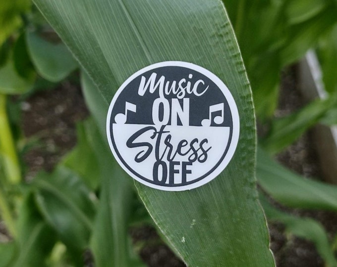 Don't Be Awkward B Natural Sticker - Music Sticker - Musician Gift - Music Lover Art