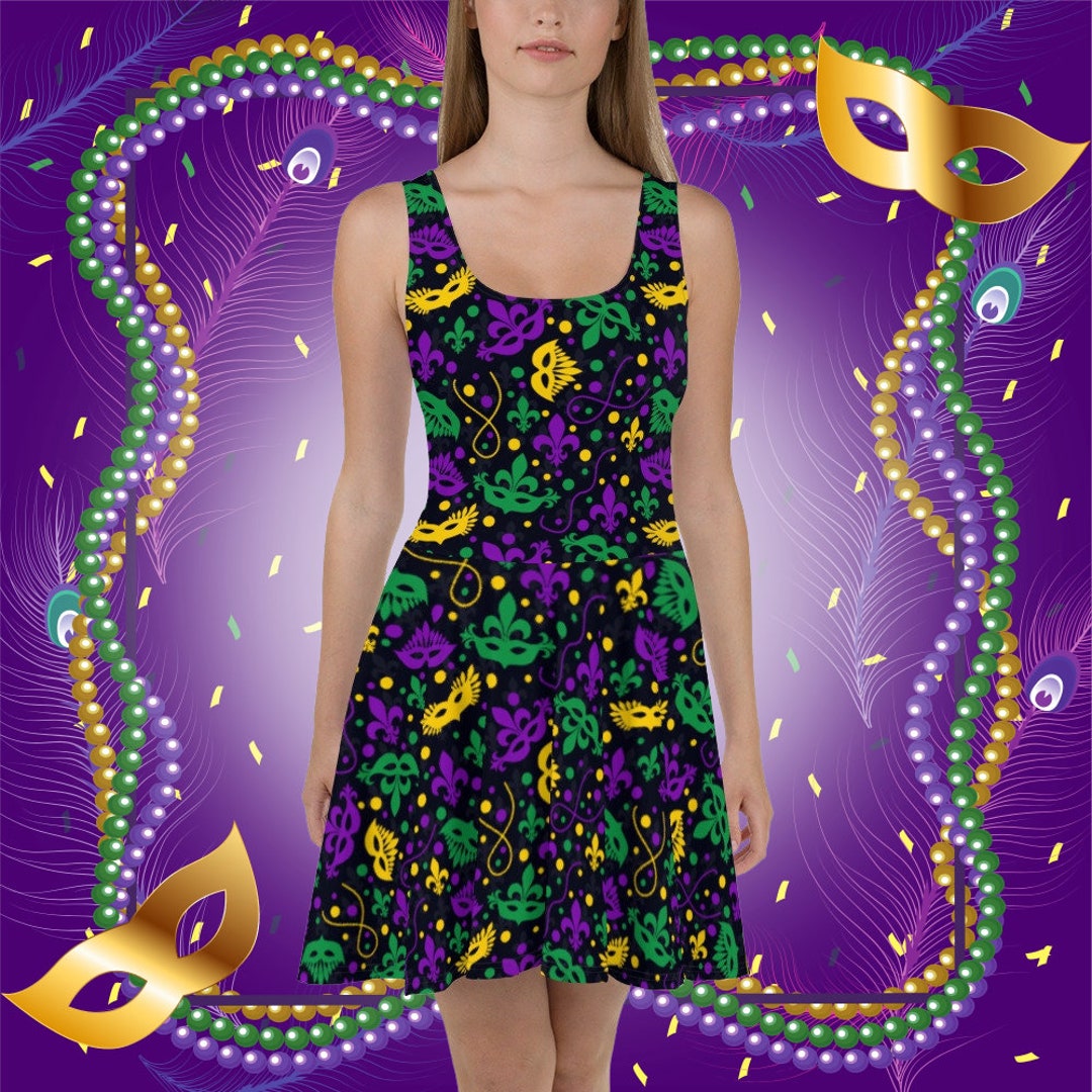 mardi gras dress 5t