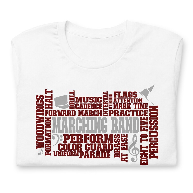 Custom Marching Band Shirt Marching Band Gift Band Director Etsy