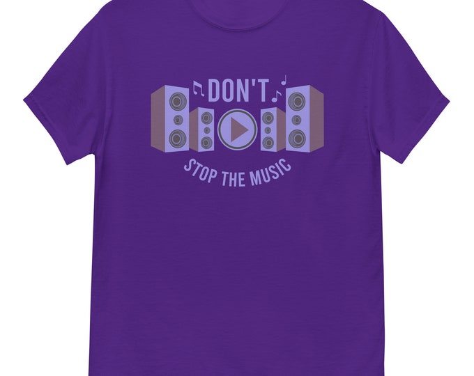 Don't Stop the Music Tee - Musician Gift - Music Lover Shirt - Choir Apparel