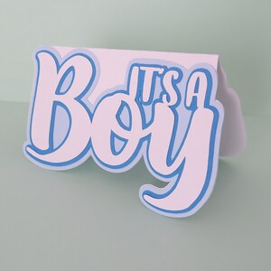 It&#39;s a boy card SVG, Welcome little one card, New Baby Greeting Card, Cute Baby boy card SVG, Baby shower card, instant download