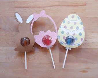 Easter Sucker Holder Svg - Etsy