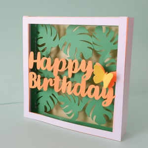 Birthday 3D card svg, Pop up Butterfly card, Butterfly Birthday card, Butterfly Greetings Cards, pop up birthday card, Digital cutting file