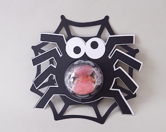 Lovely Spider, Halloween Bat spider, Halloween, Adorable Halloween Spider, Halloween Party , Halloween Candy holders SVG, spider with Candy