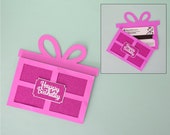 Happy birthday Gift card holder SVG, Gift card Present SVG, Special birthday present, Unique birthday gift, Instant download